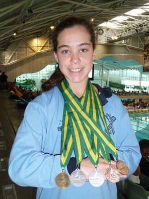 Nicole Miro and SSA Medals