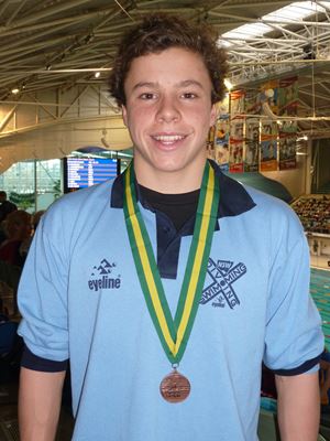 Sam Fowler and Medal